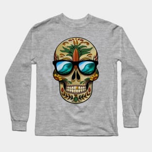 Sugar Surf Skull Long Sleeve T-Shirt